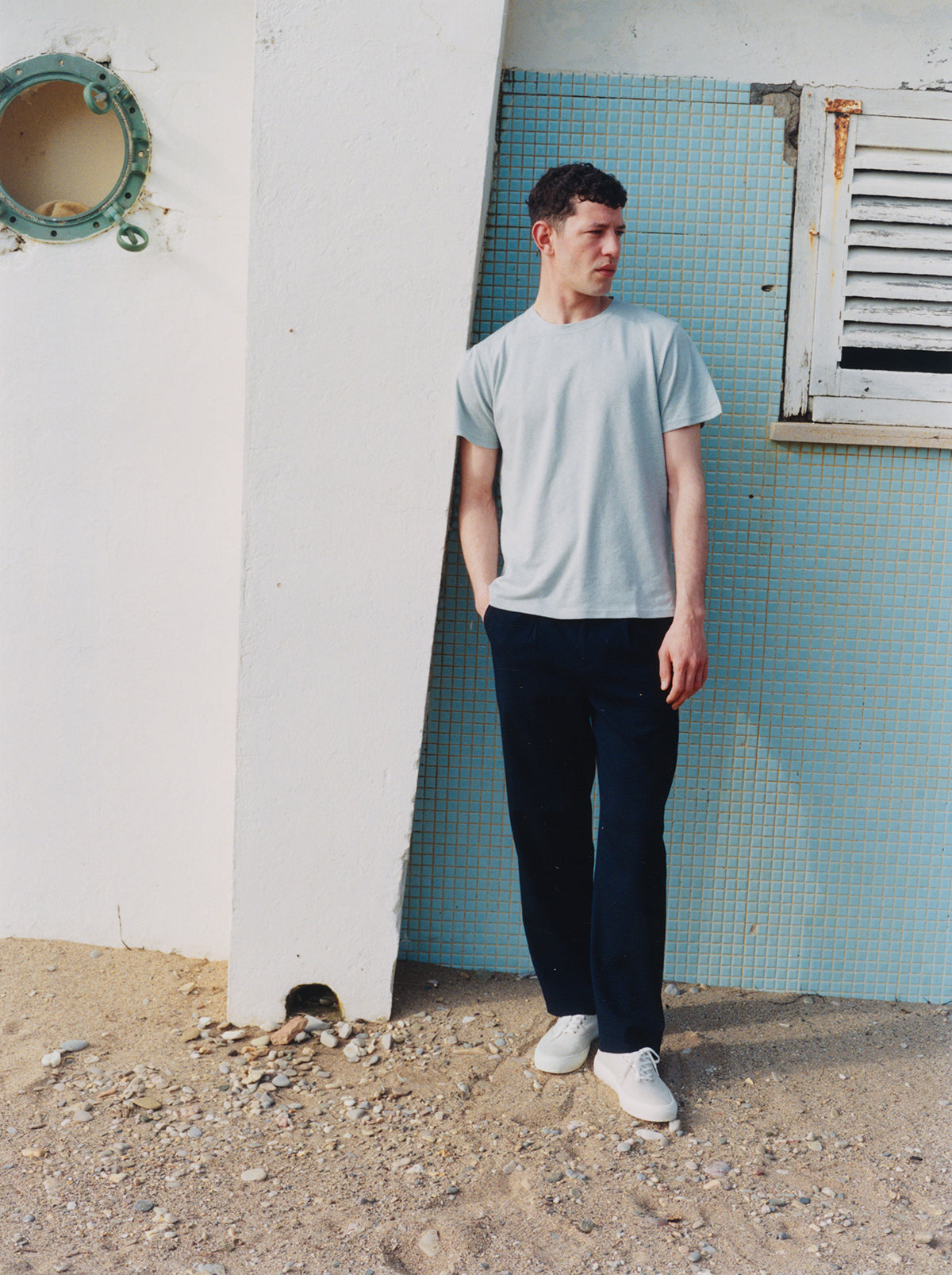T-shirt Miami bleu ciel