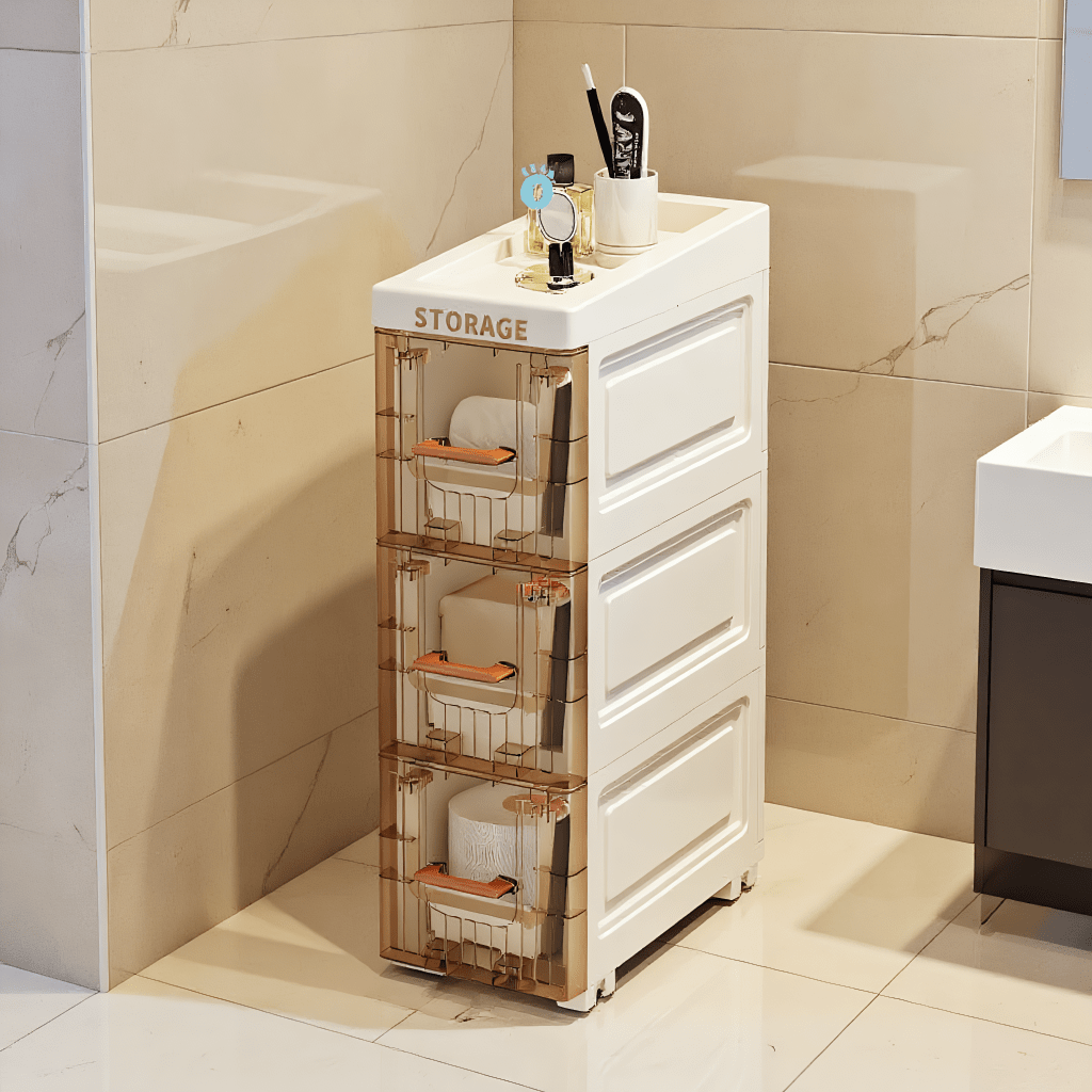 Gabria™ | Armoire à Tiroirs Fine, Organisateur Multifonctionnel pour Espaces Réduits