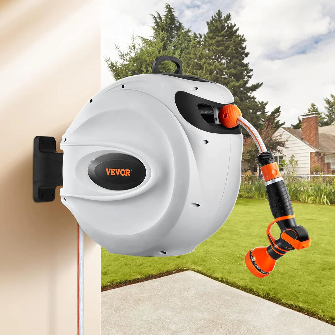 Aqualora™ | Tuyau de Jardin Anti-Enroulement, Rétractable, Durable, Haute Performance