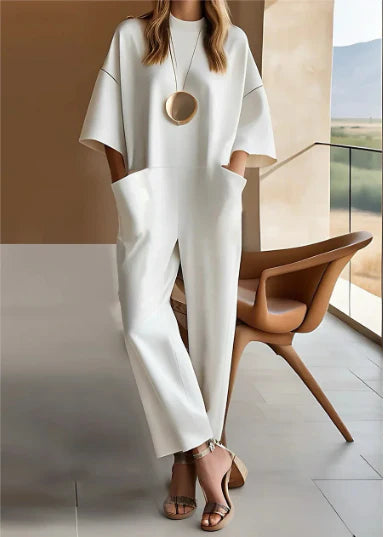 Amivora™ | Ensemble Moderne Décontracté, Pantalon Droit, Style Facile