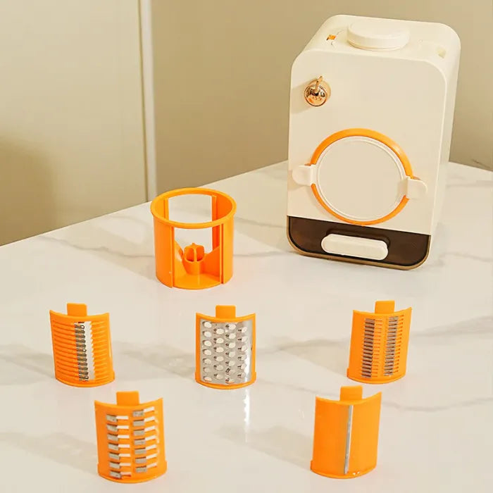 Cutrix™ | Coupe-Légumes Électrique & Râpe de Cuisine, Outil Polyvalent de Préparation