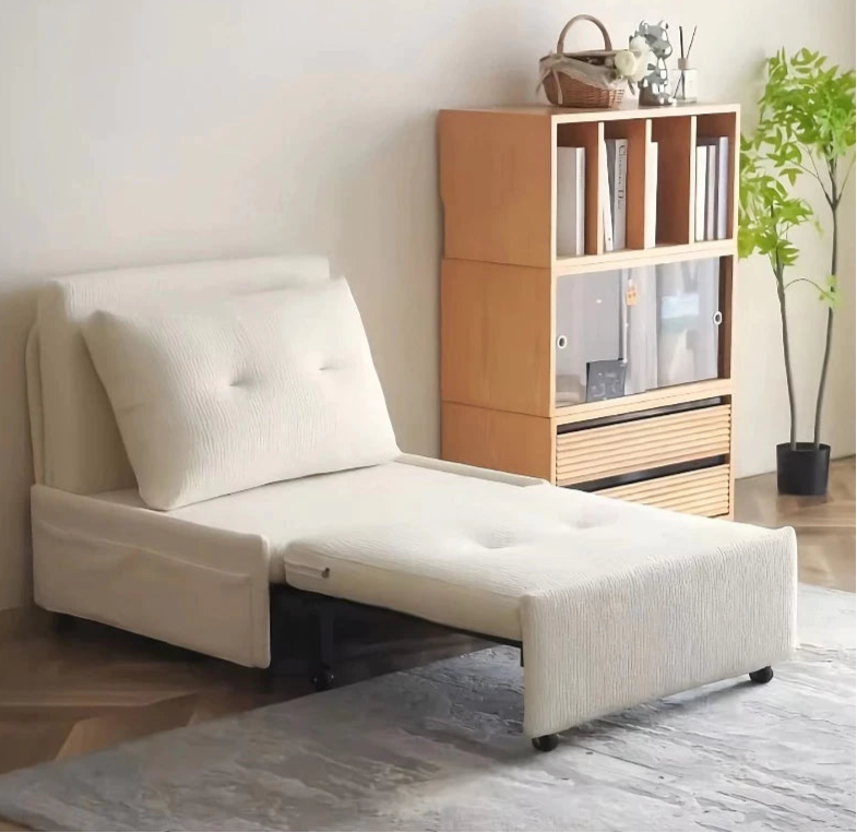 Allura™ | Canapé-Lit 1 Place Pliable avec Coussin, Fauteuil Relax, Mini Canapé Bas, Montage Facile